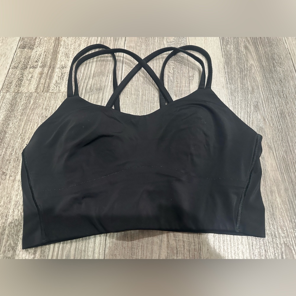 lululemon athletica Black Strappy Sports Bra